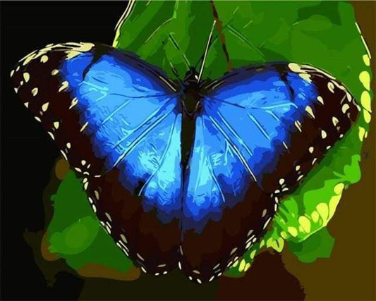 Farfalla Blu Diamond Painting