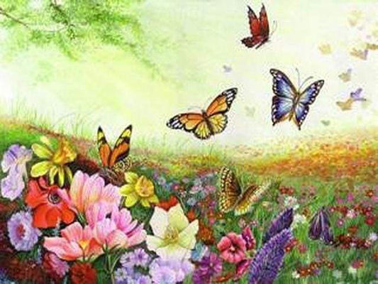 Farfalle E Fiori Diamond Painting