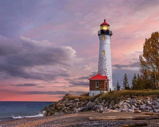 Faro Sul Mare Diamond Painting
