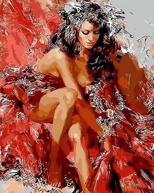 Fascino Rosso Diamond Painting