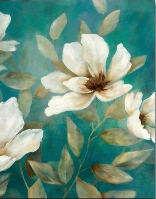 Fiore Bianco 1 Diamond Painting