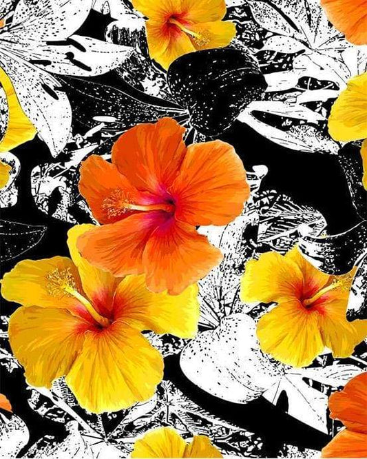 Fiore Di Ibisco Giallo Diamond Painting