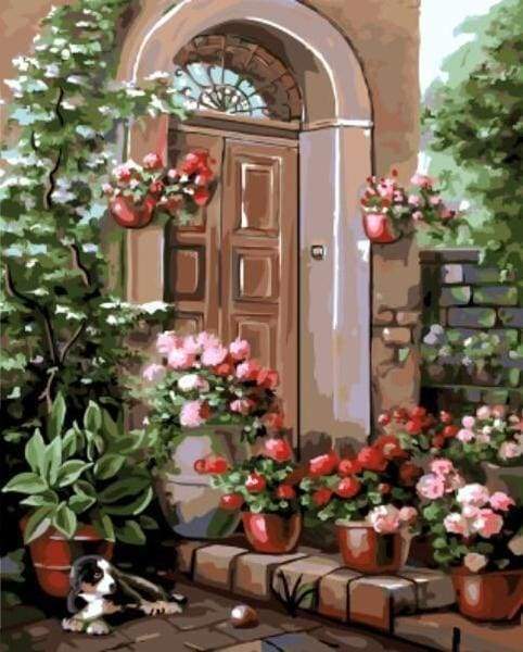 Fiore Sotto Il Portico Diamond Painting