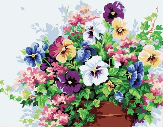 Fiori Con Più Colori Diamond Painting