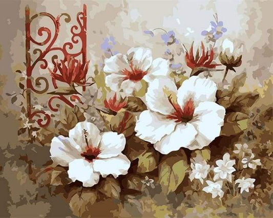 Fiori Di Ibisco Diamond Painting