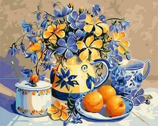 Fiori E Arancio Diamond Painting