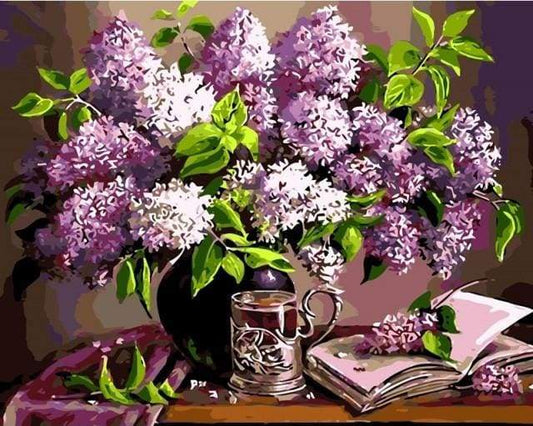 Fiori E Libro Diamond Painting