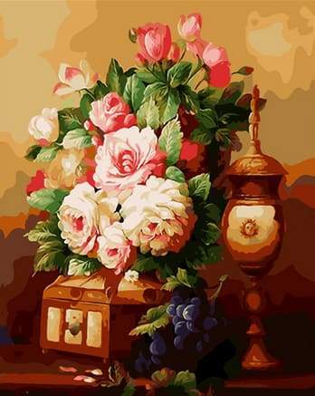 Fiori E Uva Diamond Painting kit diamond painting