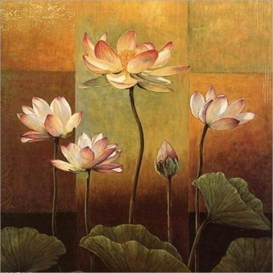 Fioritura Di Loto Diamond Painting