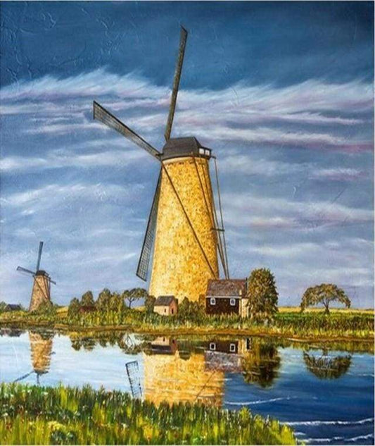 Fiume E Mulino Diamond Painting