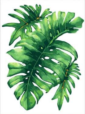 Foglia Verde Diamond Painting
