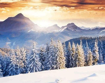 Foresta E Neve Diamond Painting