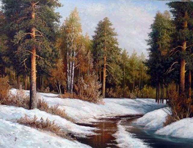 Foresta Ghiacciata Diamond Painting