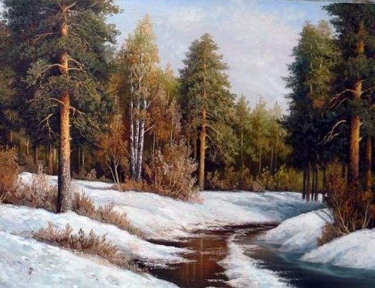 Foresta Ghiacciata Diamond Painting
