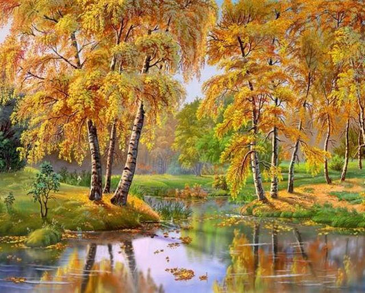 Foresta Gialla Diamond Painting