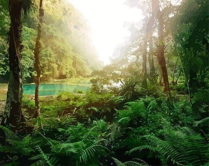 Foresta Tropicale Diamond Painting