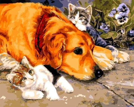 Gatti E Cani Diamond Painting