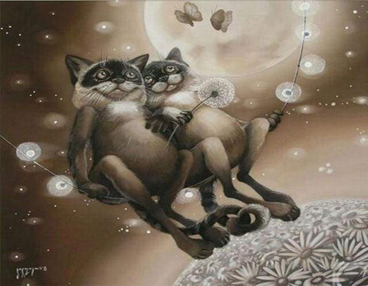 Gatti Sognanti Diamond Painting