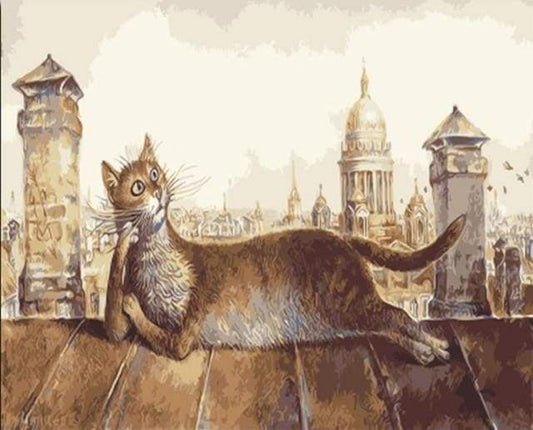 Gatto Costruttore Diamond Painting