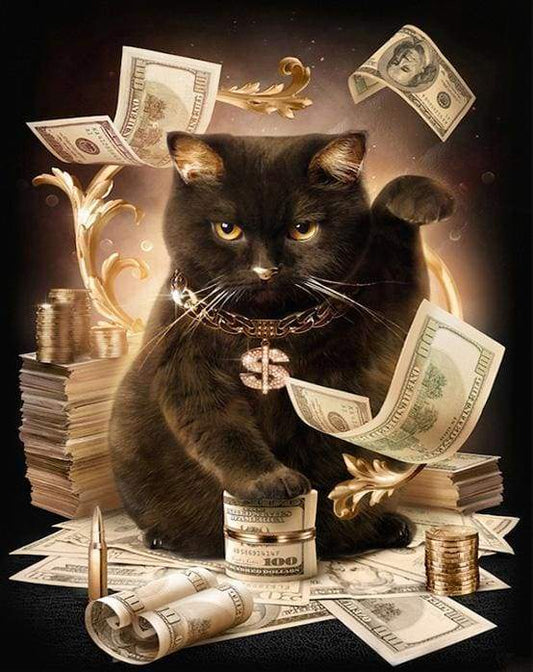 Gatto D'Affari Diamond Painting
