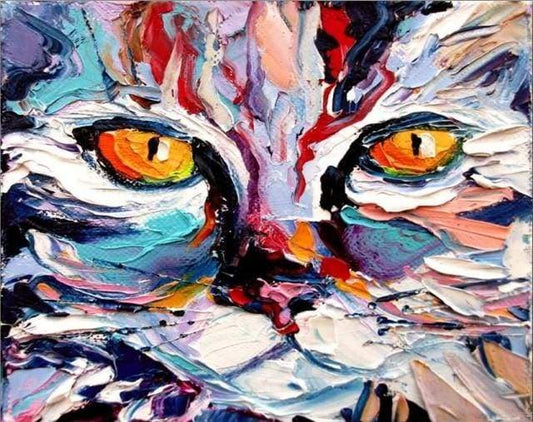 Gatto Dipinto Diamond Painting