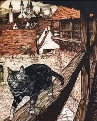 Gatto Sulla Mensola Diamond Painting