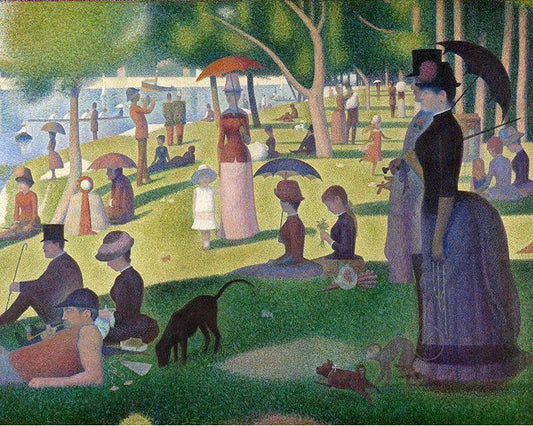 Georges Seurat - Una Domenica pomeriggio nell'isola della Grande Jatte Diamond Painting