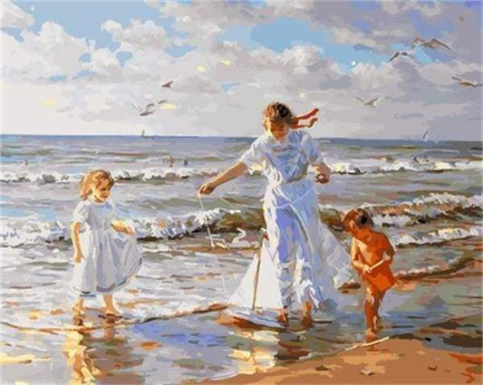 Gioco In Spiaggia Diamond Painting