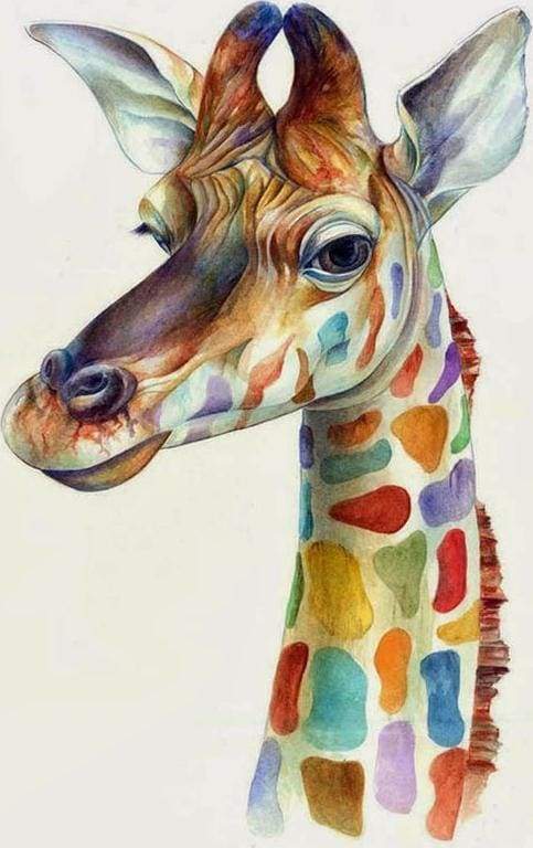 Giraffa Colorata Diamond Painting kit diamond painting