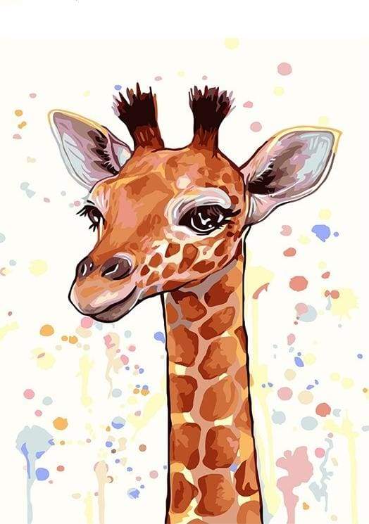 Giraffa Marrone Diamond Painting