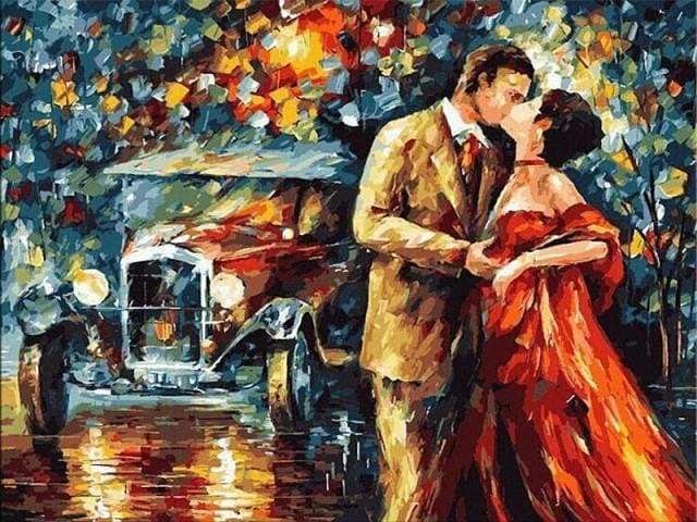 Gli Amanti E La Pioggia Diamond Painting | Seos Shop ®