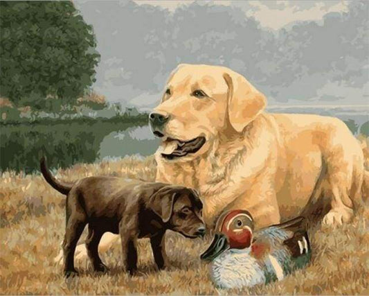 Golden Retriever Diamond Painting