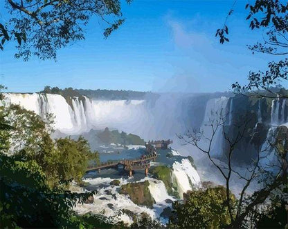 Grande Cascata Diamond Painting