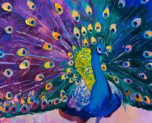 Grande Pavone Diamond Painting