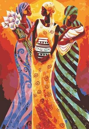 Graziose Donne Africane Diamond Painting