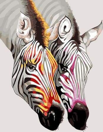 Graziose Zebre Diamond Painting