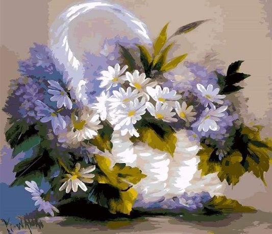 Grazioso Cesto Di Fiori Diamond Painting