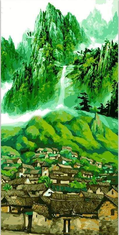 Verde Villaggio Diamond Painting