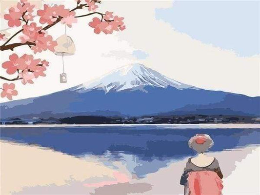 Guardando Il Monte Fuji Diamond Painting
