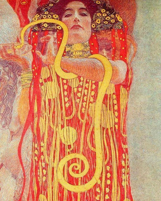 Gustav Klimt - Donna con serpente Diamond Painting kit diamond painting
