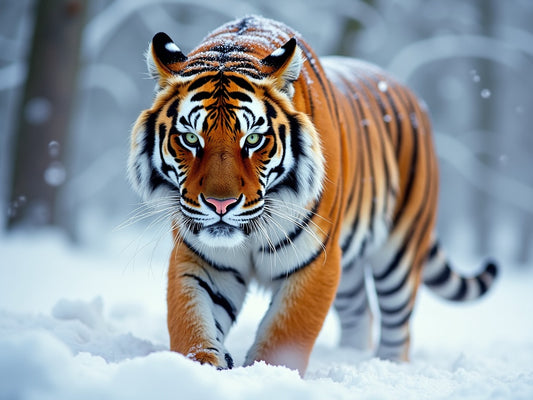 Tigre Siberiana nella Neve Diamond Painting
