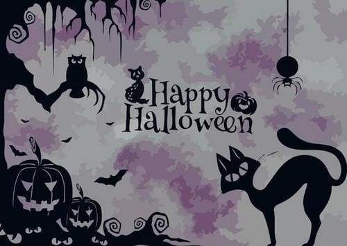 Halloween E Pipistrelli Diamond Painting