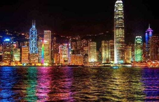 Hong Kong Di Notte Diamond Painting