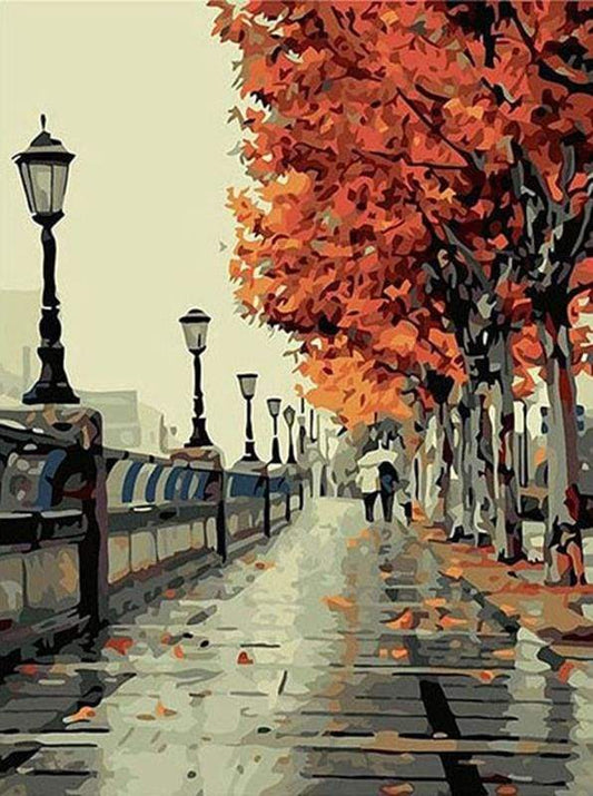 I Colori Dell'Autunno A Parigi Diamond Painting
