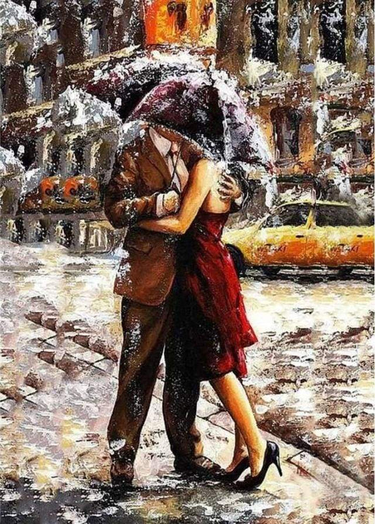 Il Bacio Sotto La Pioggia Diamond Painting | Seos Shop ®