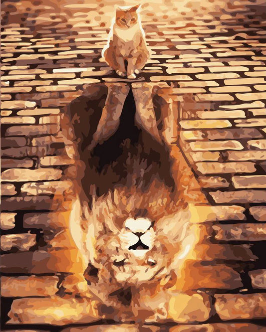 Il gattino che diventerà un leone Diamond Painting | Seos Shop ®