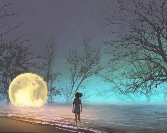 Inseguendo La Luna Diamond Painting