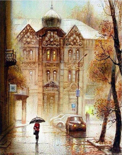 Inverno Per Una Strada Della Russia Diamond Painting | Seos Shop ®