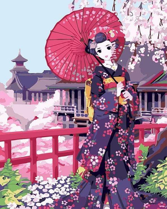 Kimono Giapponese Diamond Painting
