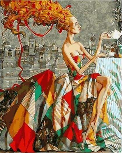 L'Ora Del Tè Diamond Painting